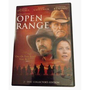 Open Range DVD 2003 2 Disc Set Kevin Costner Robert Duvall Annette Bening 2003